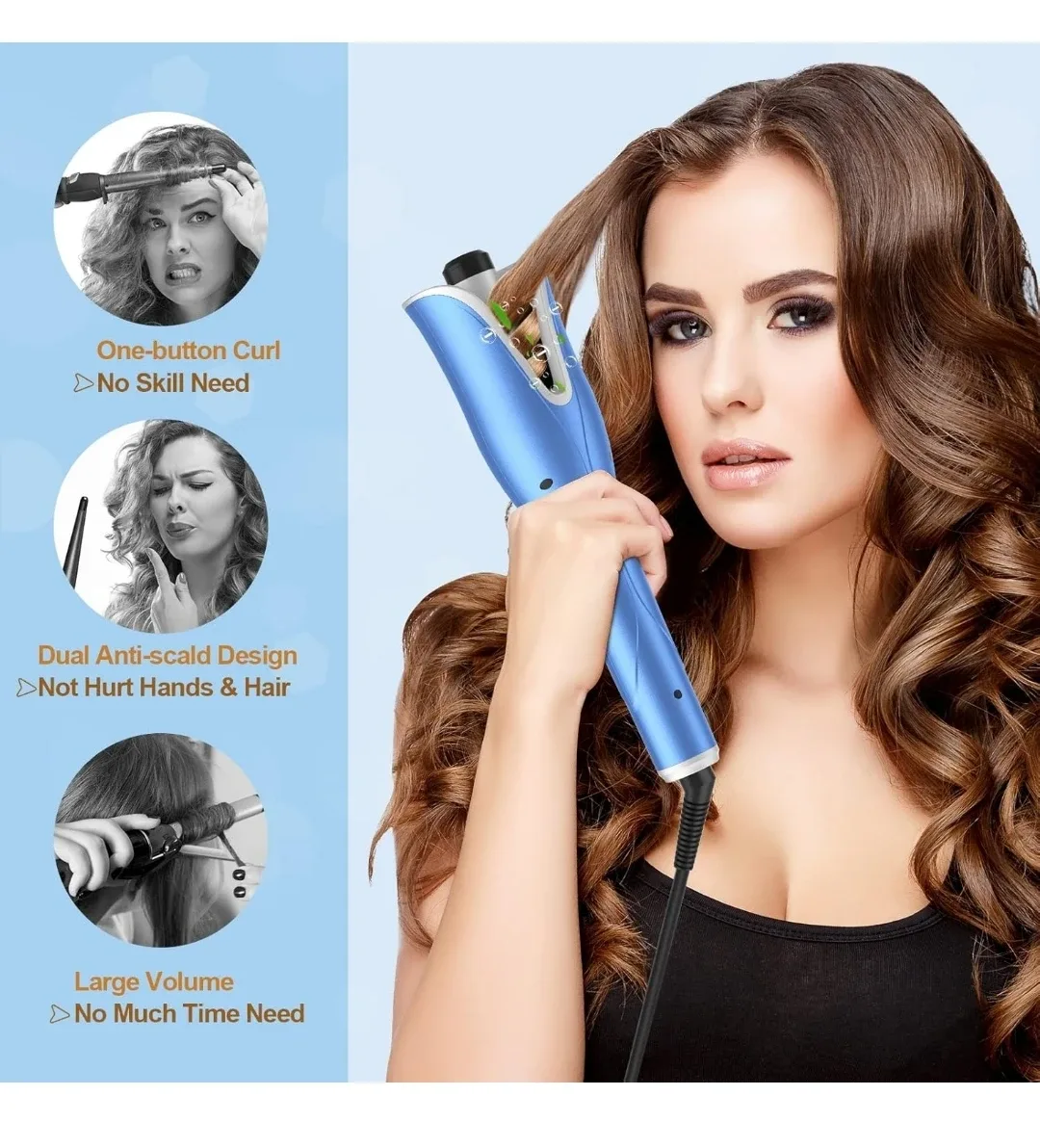 Automatic Hair Curler - Anti-Tangled & Anti-Scalded image indicator(3)