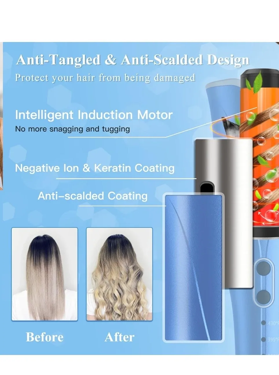 Automatic Hair Curler - Anti-Tangled & Anti-Scalded image indicator(4)