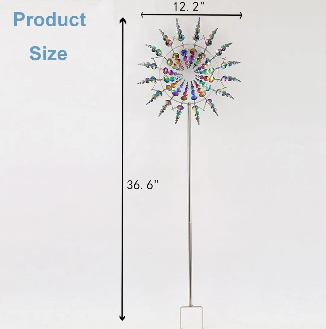 Rainbow Wind Spinner, 12.2" Diameter image indicator(3)