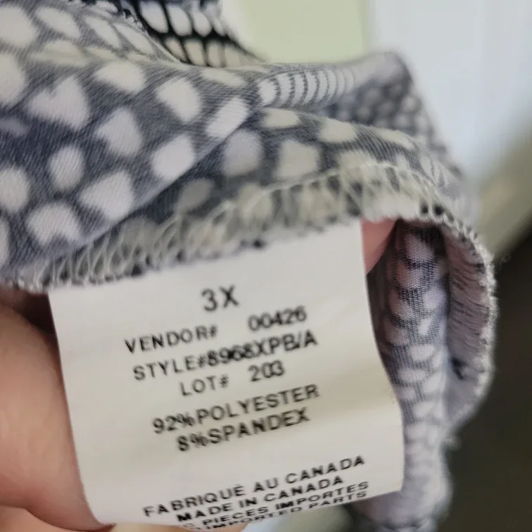 Ladies Size 3X Light Tank Top Blouse image indicator(5)