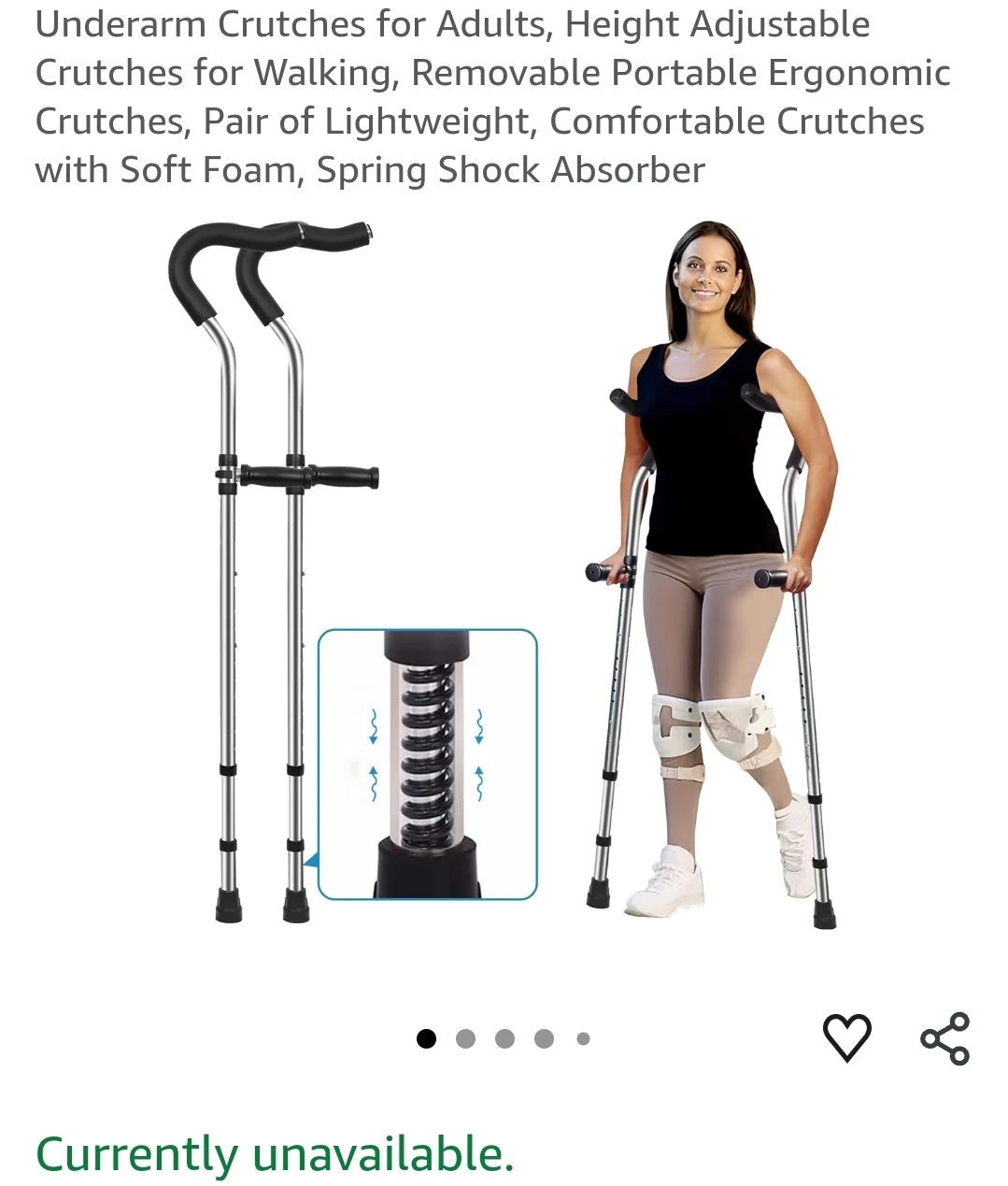 Underarm Crutches - Adjustable - photo 4