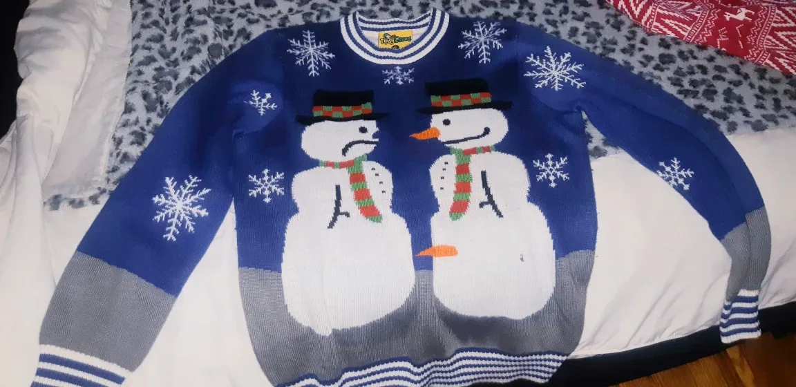 Tipsy Elves (Snowman) "Ugly" Christmas Sweater