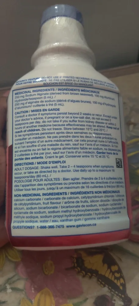 Gaviscon Regular Strength 600ml image indicator(3)