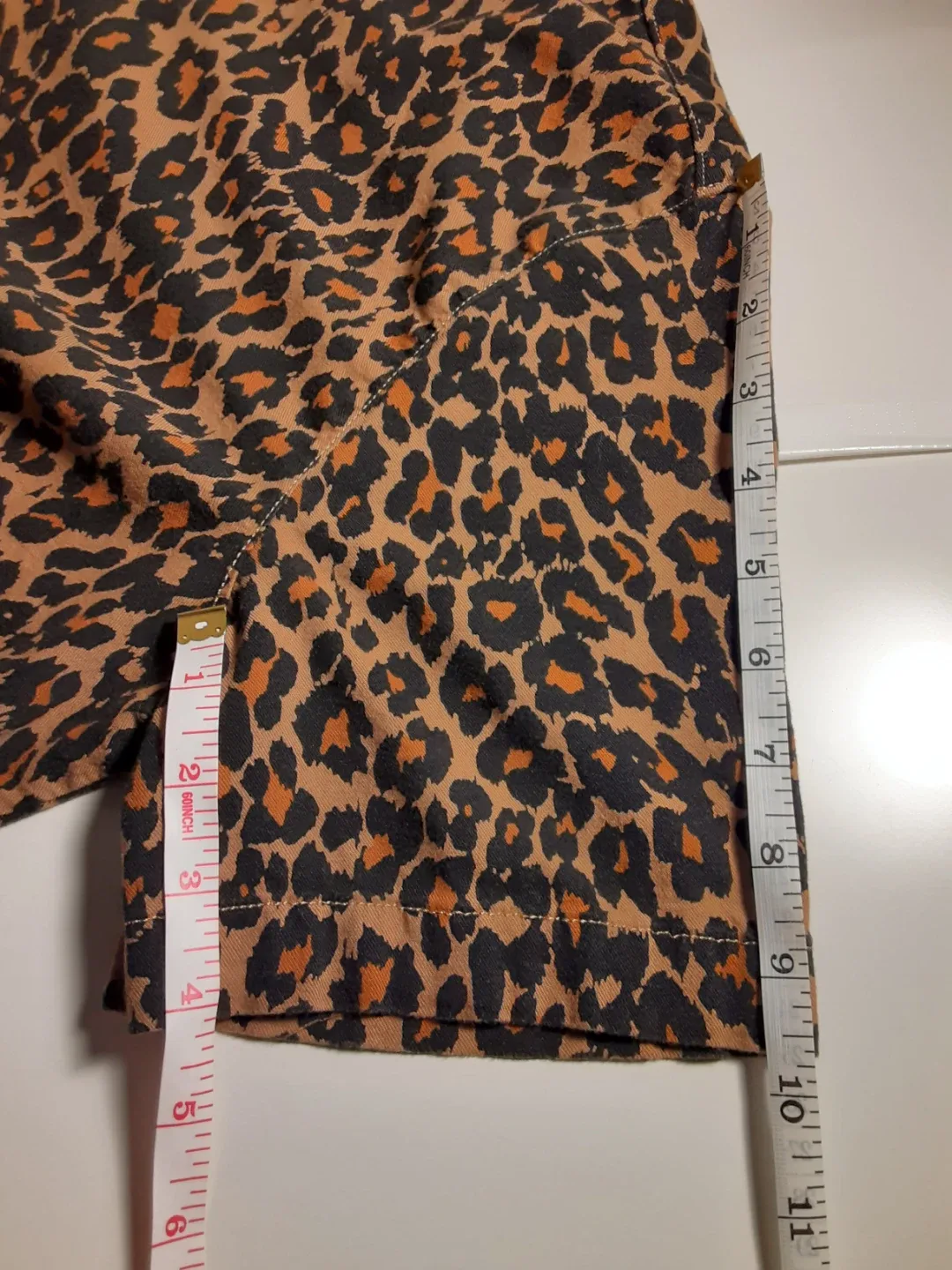 Joe Fresh - Short Sleeve Leopard Print Button-Up Shirt | S: LG image indicator(6)