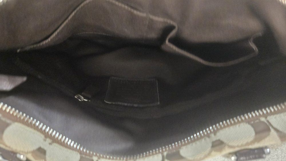 Coach Signature Print shoulder purse - photo 2