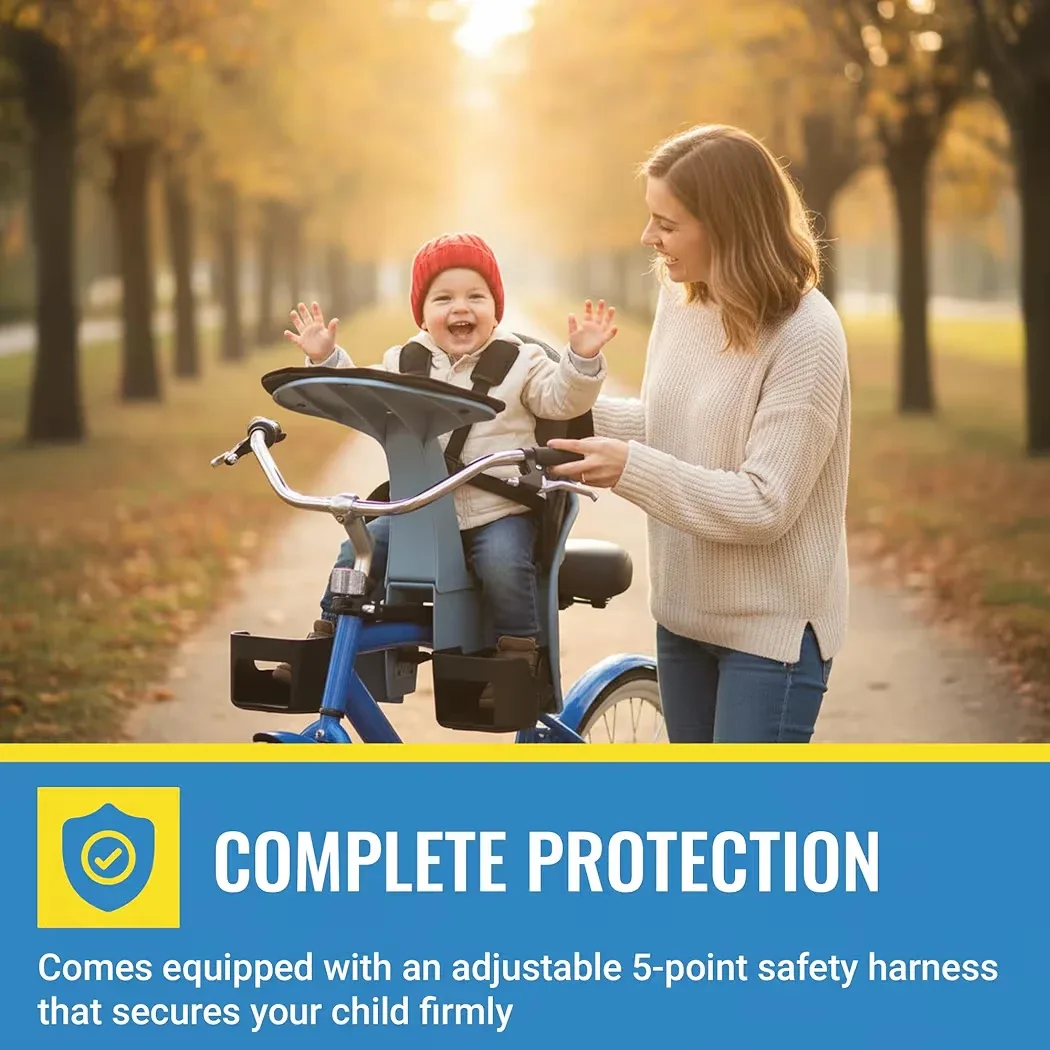 Kazam Kangaroo Child Bike Seat, 8 Months - 3 Years image indicator(5)