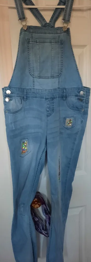 Girls Size 16 Justice Overalls