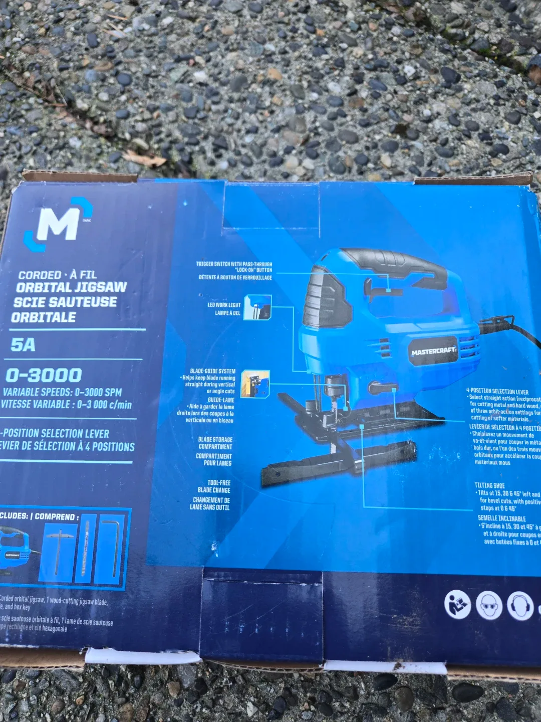 New Mastercraft Corded Orbital Jigsaw - 5A