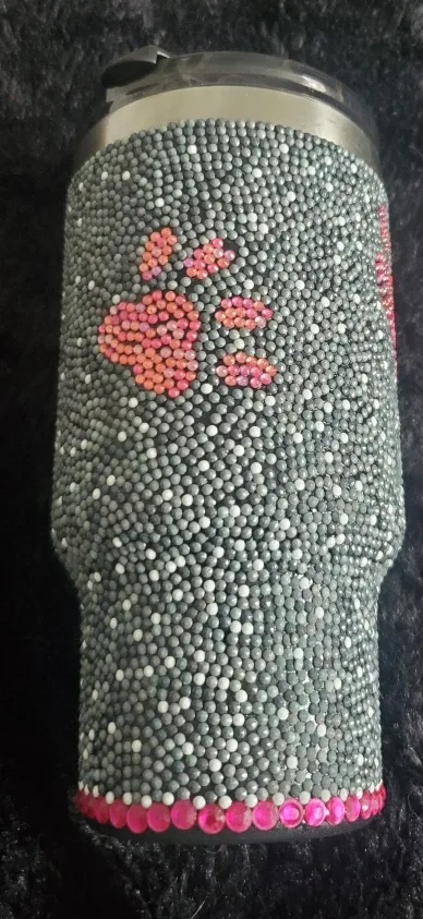 Custom Beaded Tumbler with Handle image indicator(4)