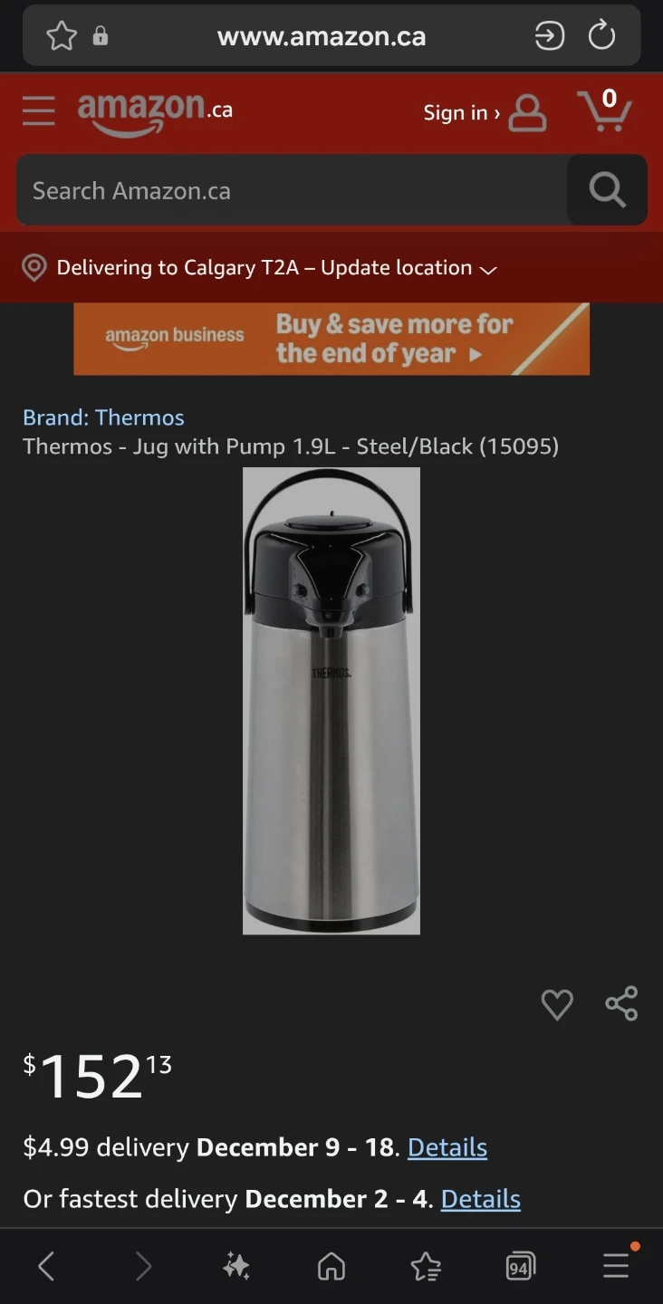Thermos Vacuum Insulated Pump Pot - photo 5