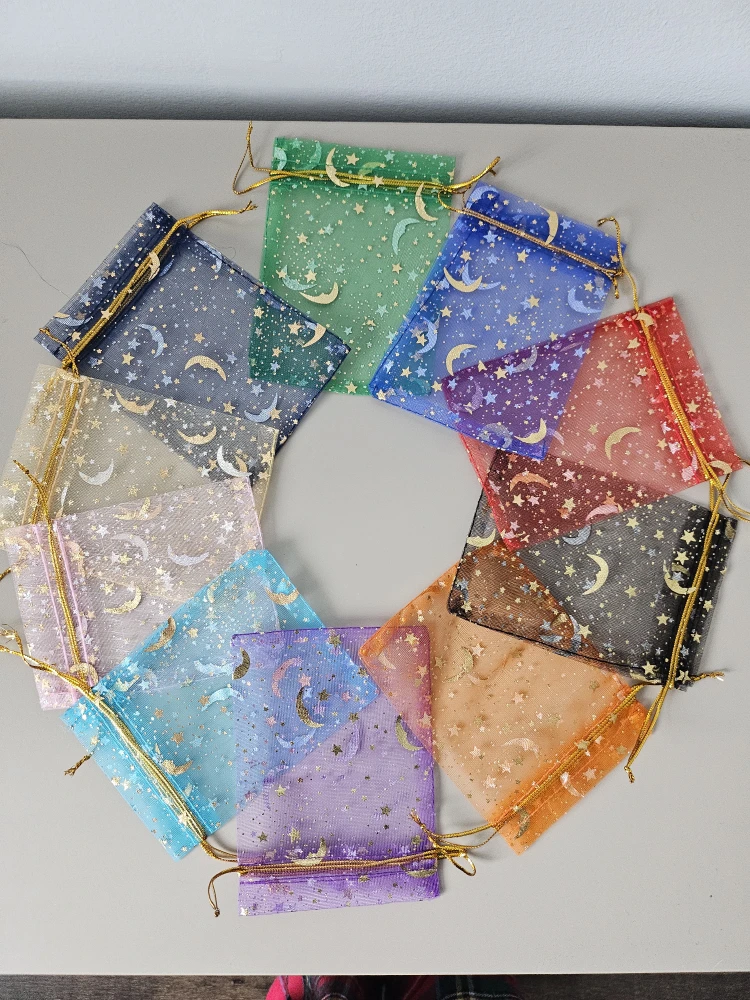 50 Drawstring Mesh Gift Bags - Assorted Colours - photo 2