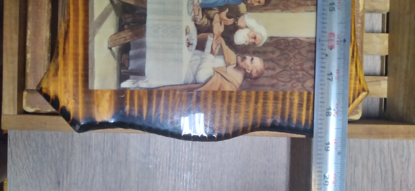 The Last Supper Antique Wood Art Work - photo 3