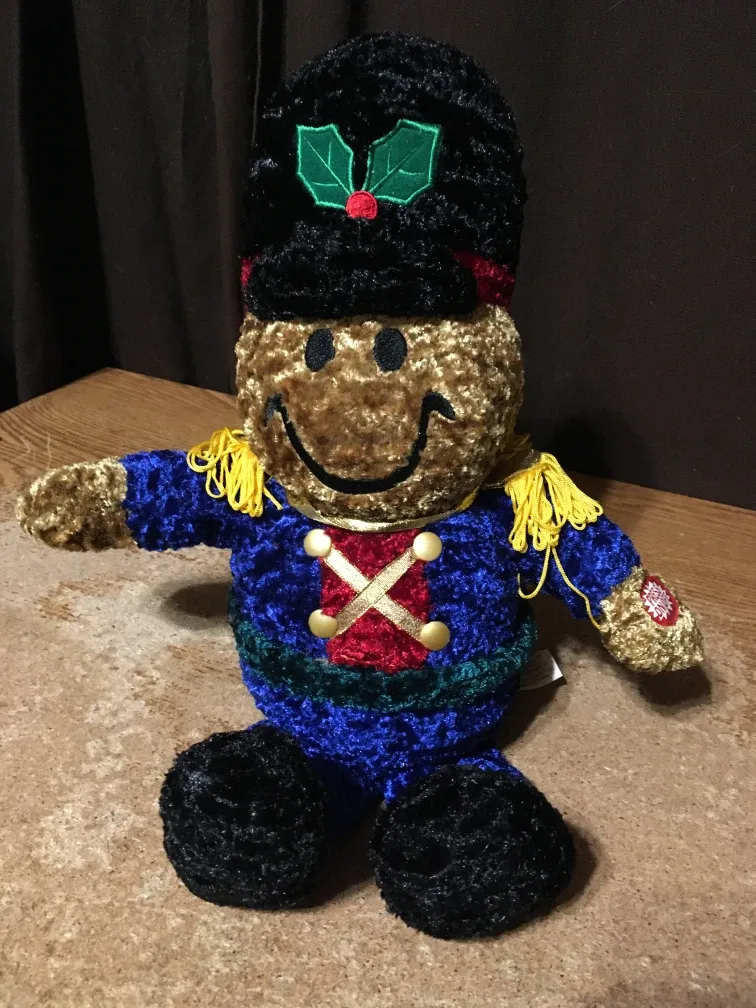 Lot of three tickle wiggle Christmas Plush reindeer nutcracker image indicator(6)