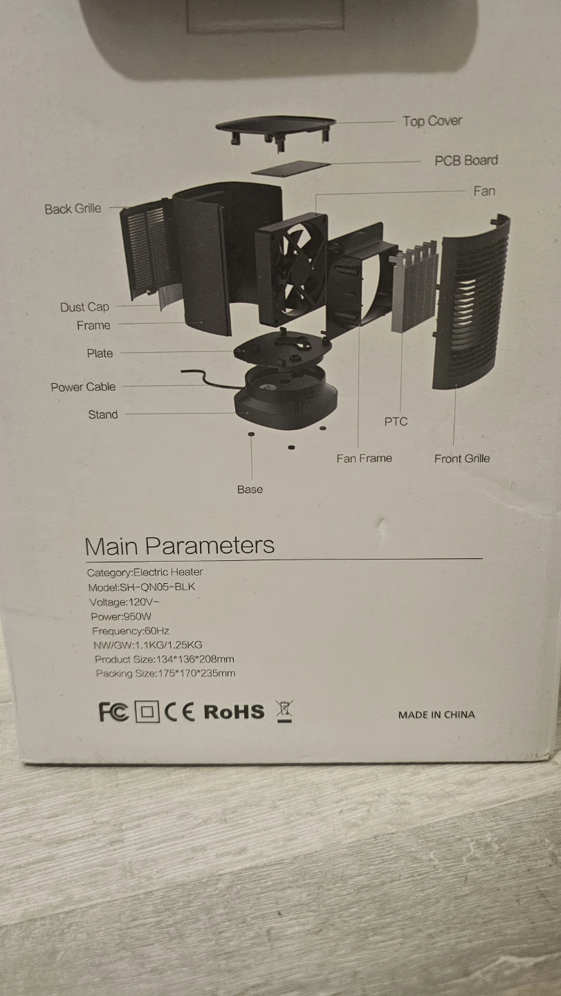 [Moving Sell] (Brand New) Desktop Electric Heater - photo 4