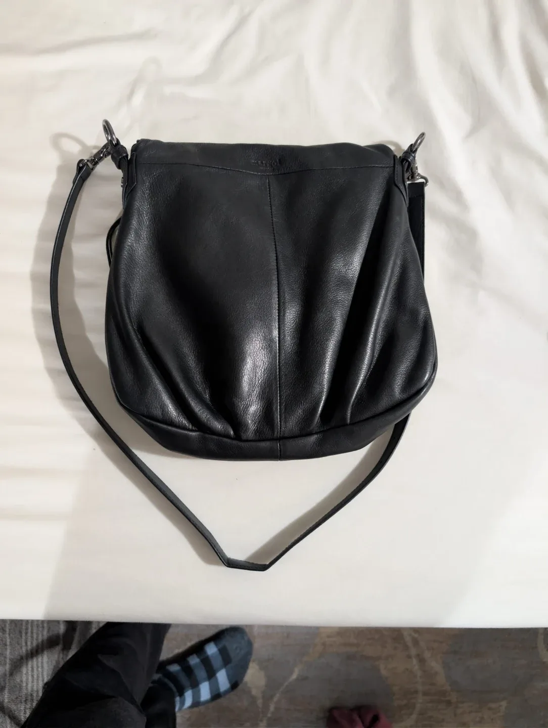 Patricia Nash Leather Crossbody Bag - Black image indicator(3)