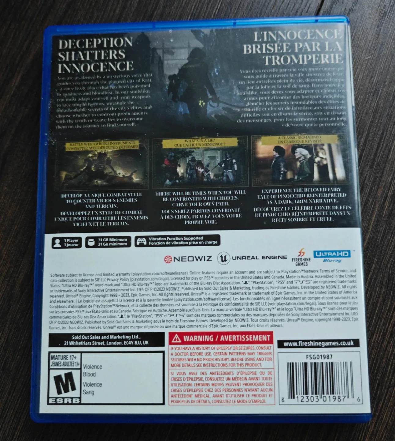 Lies of P - PS5 (like new) image indicator(3)