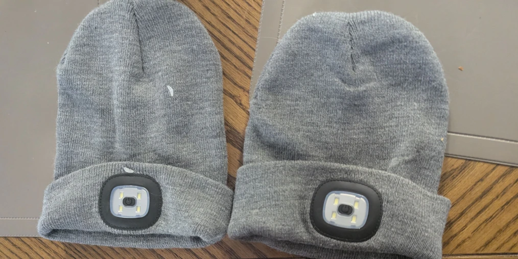 Like new universal size touque LED lights. low medium high - photo 2