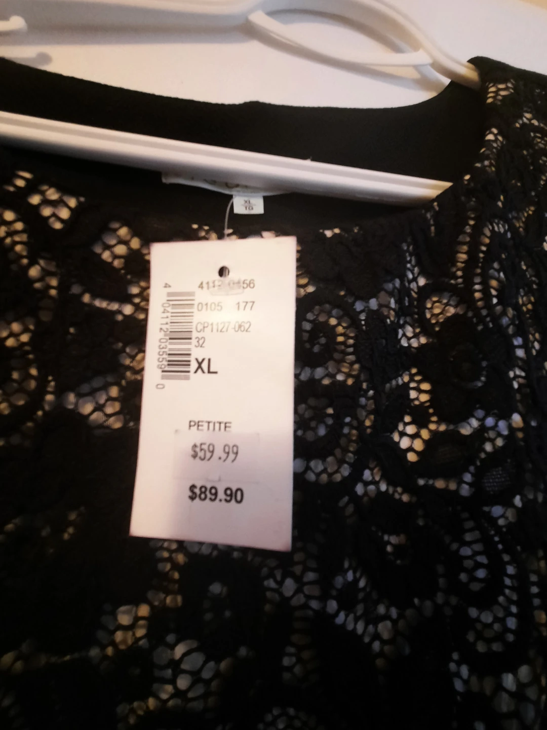 Black Lace Dress - XL Petite - photo 2