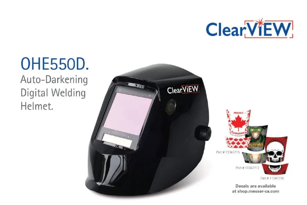 ClearVIEW OHE550D Auto-Darkening Welding Helmet image indicator(3)