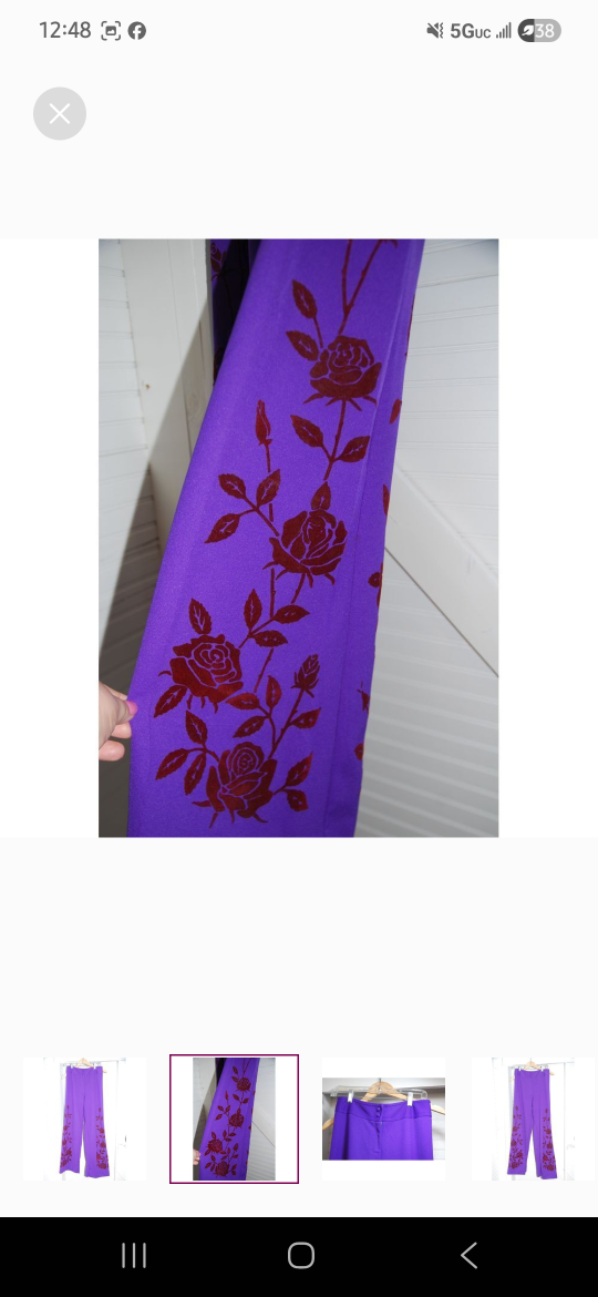 purple widow eleg women size runs small vintage pants for women