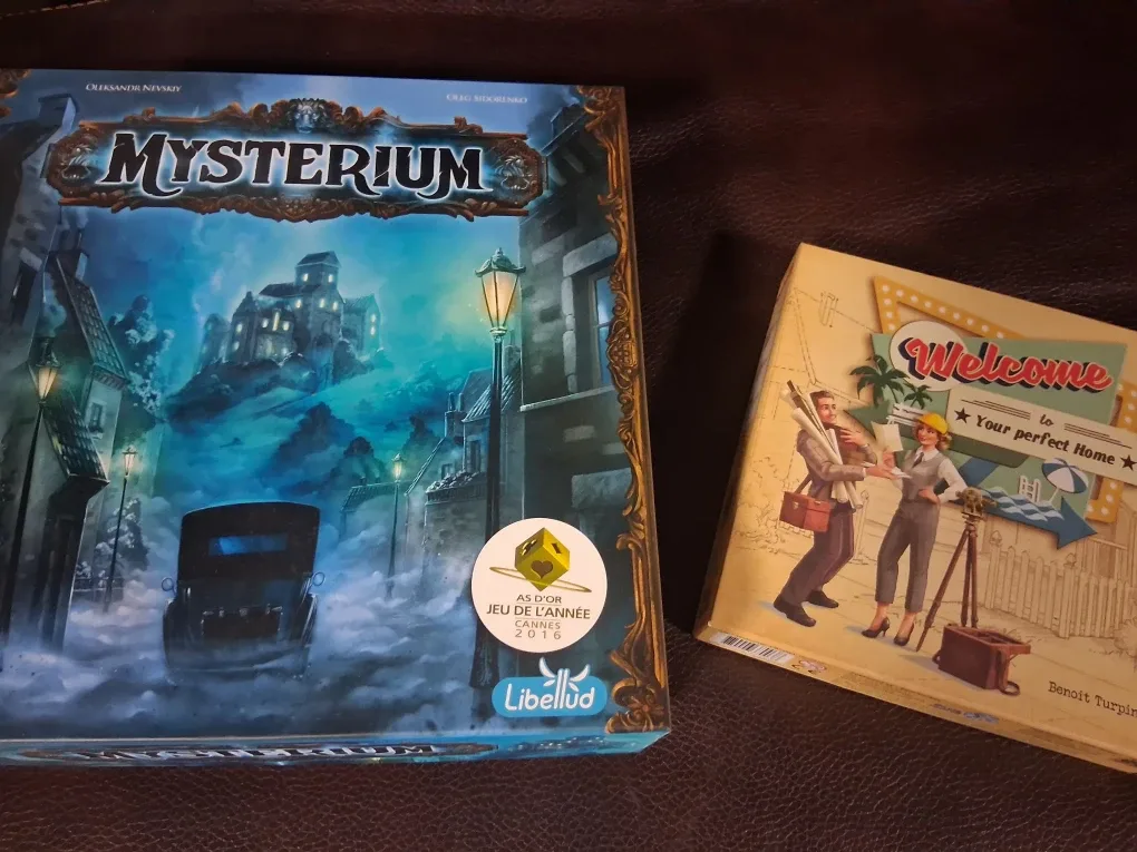 Mysterium & Welcome To... Board Games