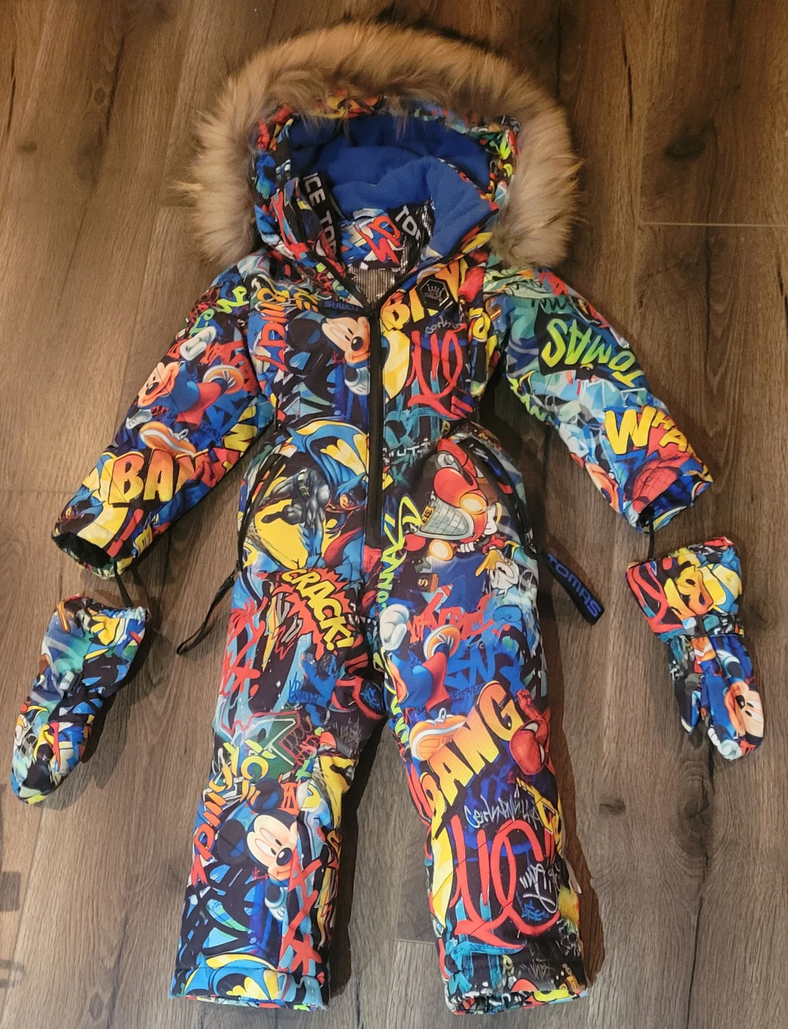 One piece Snowsuit kids 5 years old - photo 5