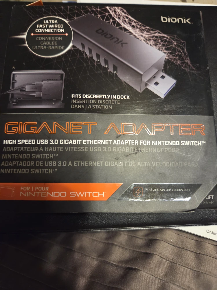 Bionik GIGANET Adapter for Nintendo Switch