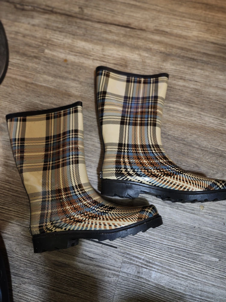 Western Chief Plaid Rain Boots