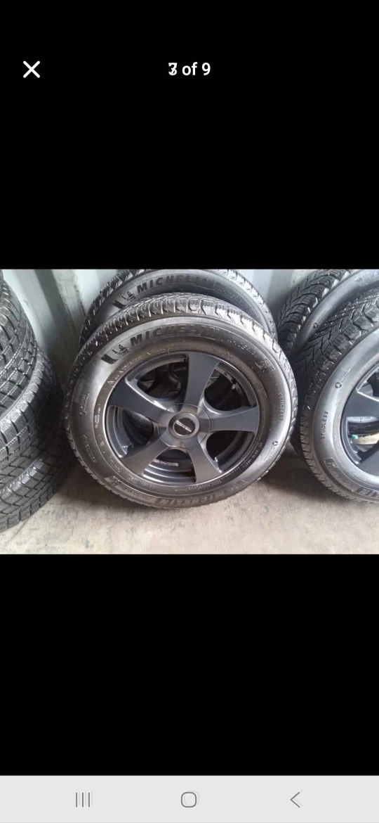 Michelin 215/65R16 Winter Tires on Rims - Set of 4 - photo 2