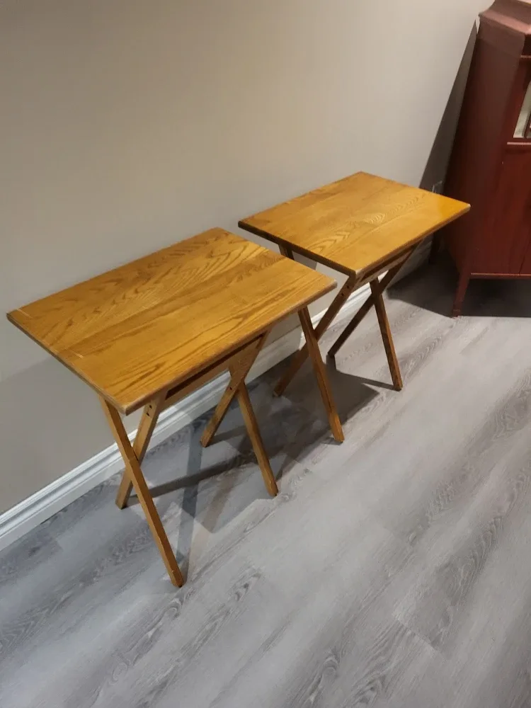 Wooden Folding TV Tray Tables