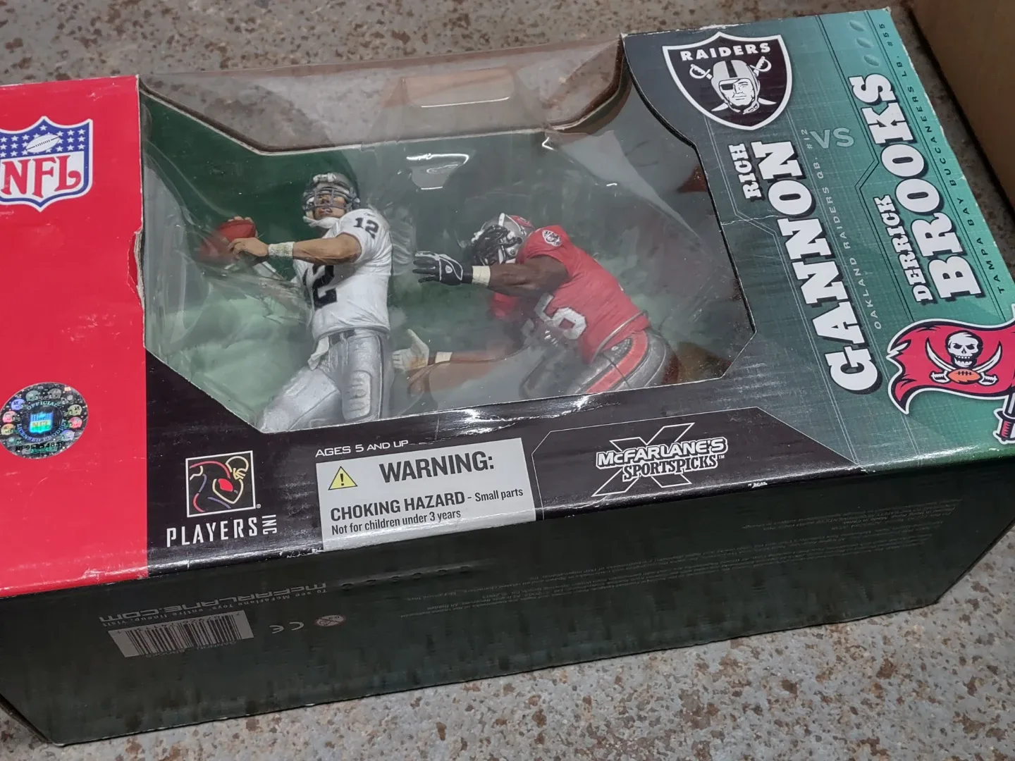 McFarlane NFL Rich Gannon vs Derrick Brooks Figure image indicator(4)
