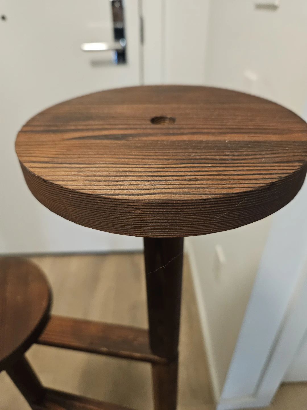 Wood Plant Stand - Brown - photo 2