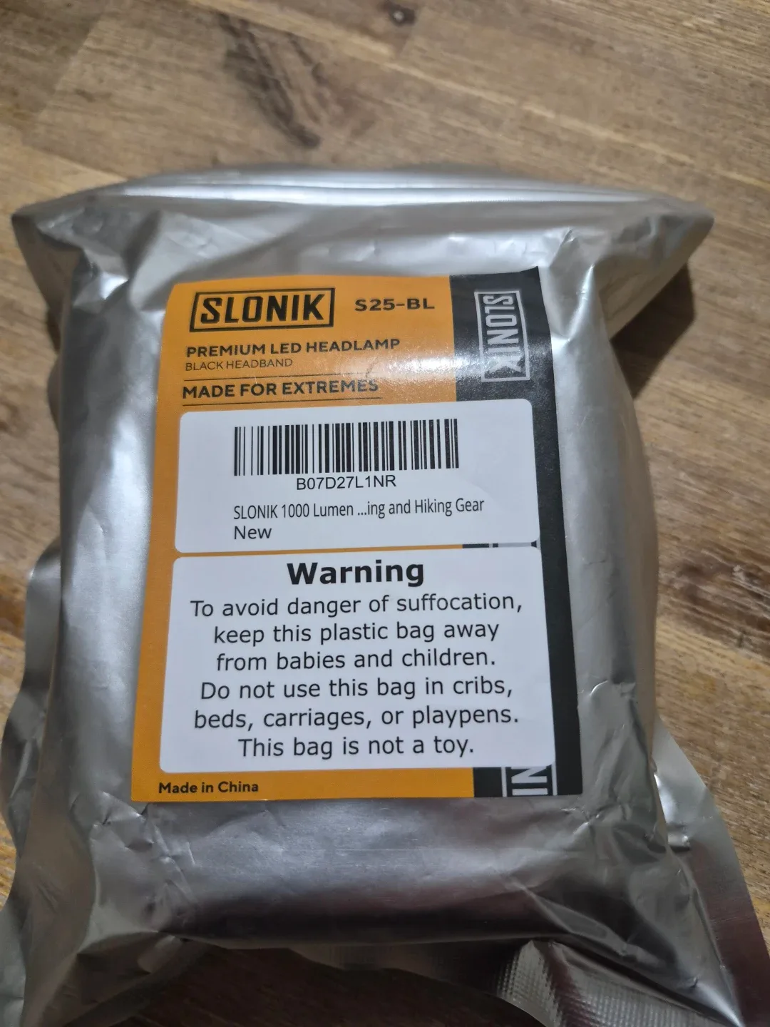 New SLONIK S25-BL Premium LED Headlamp image indicator(3)