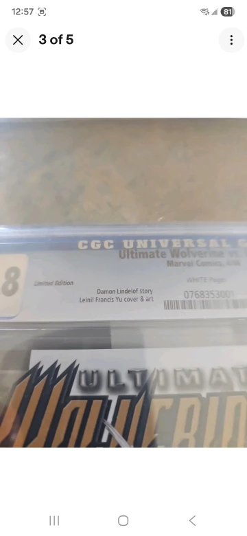 CGC Universal Grade 9.8 Ultimate Wolverine vs Hulk #2 - photo 3