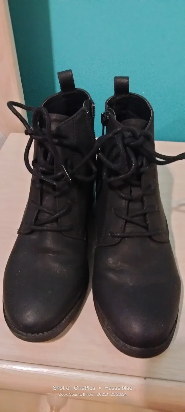 Black Ankle Boots Size 6