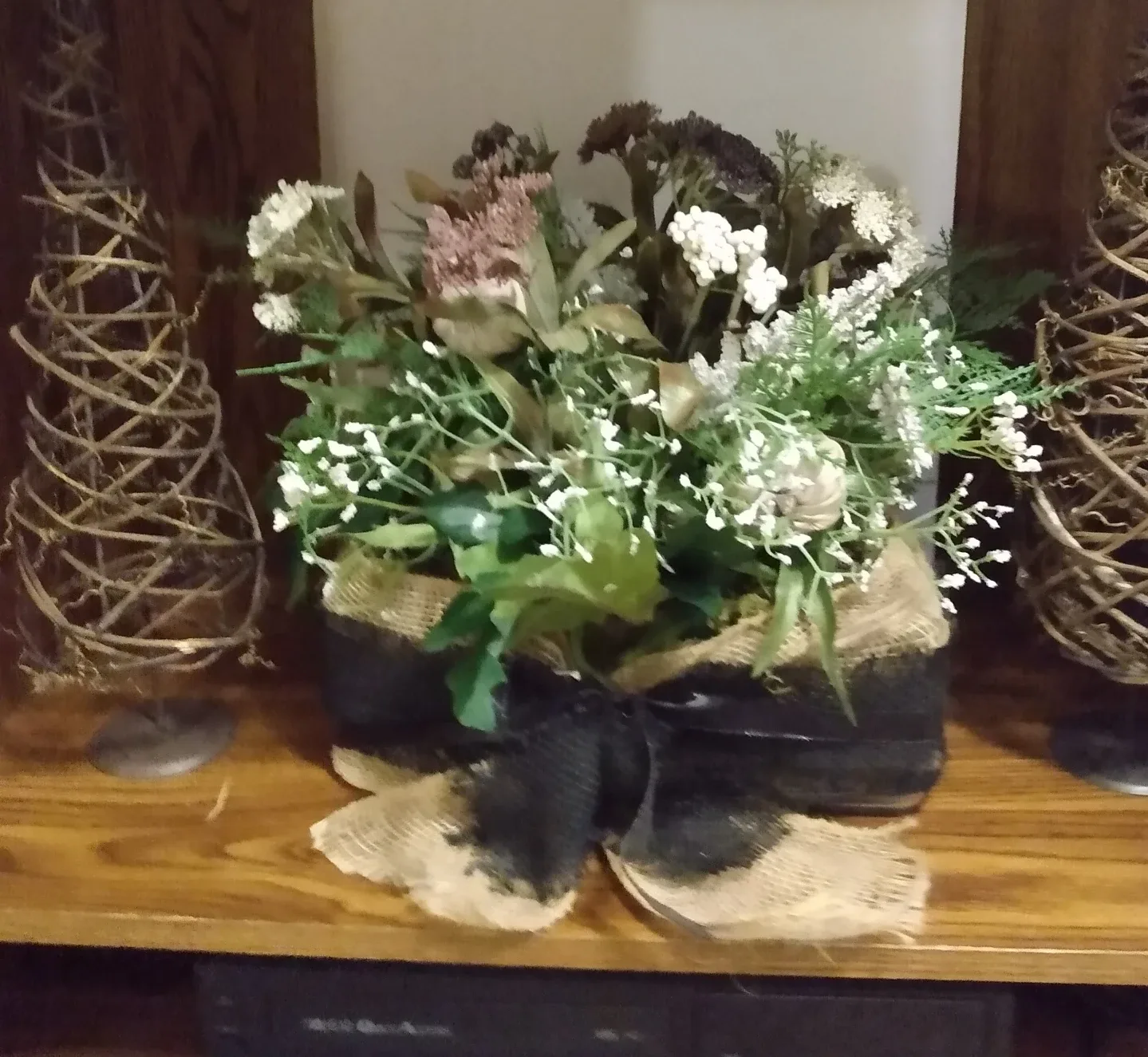 Set of two Rustic Twig Decorative Trees - image indicator(2)