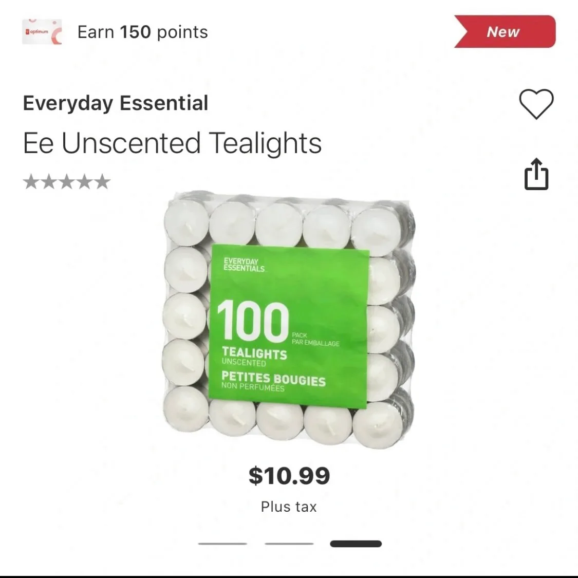 Tealight unscented candle x 200 image indicator(3)