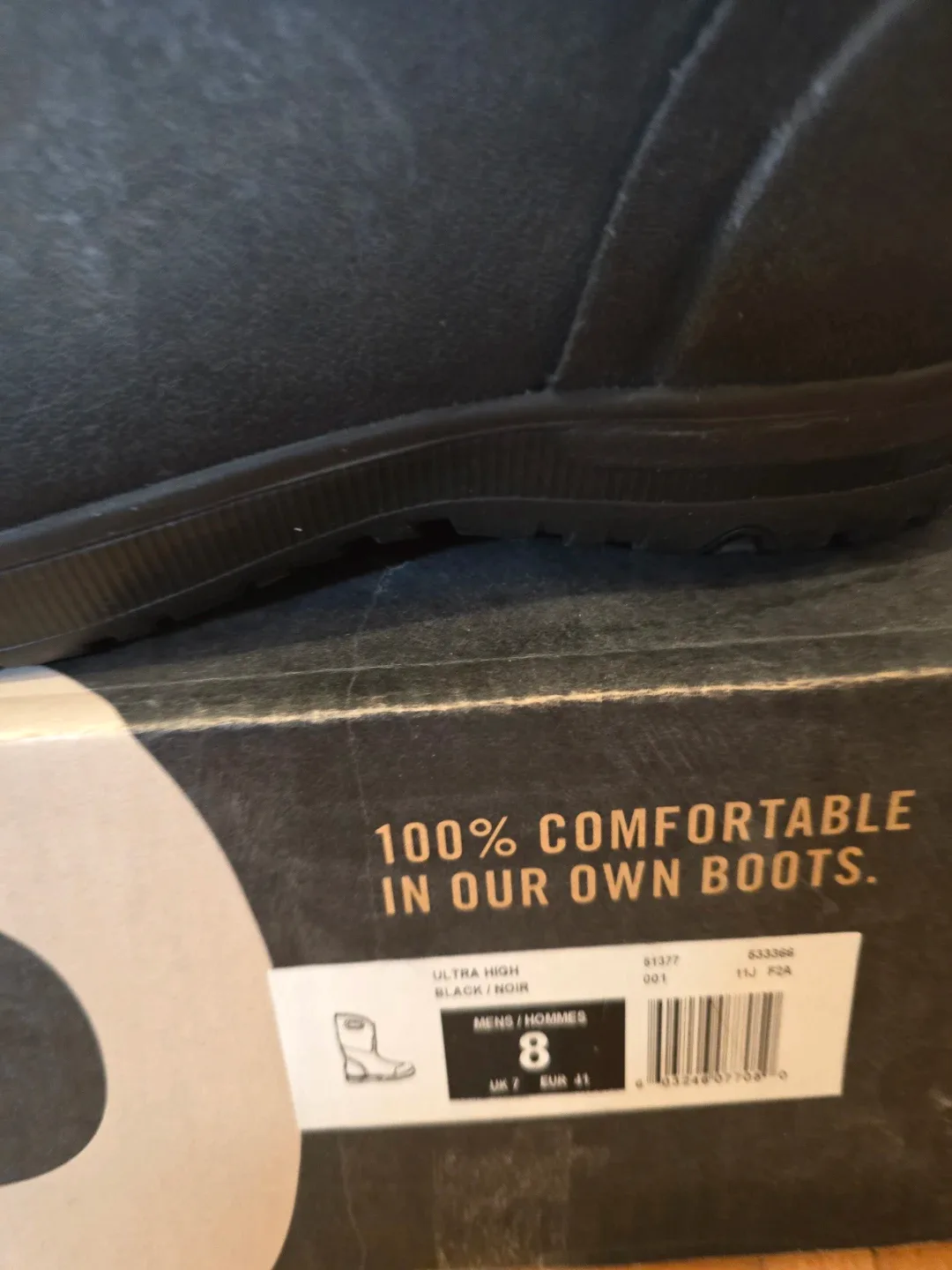 Bogs Ultra High Black Boots - Men's Size 8 ( EUR 41) image indicator(2)