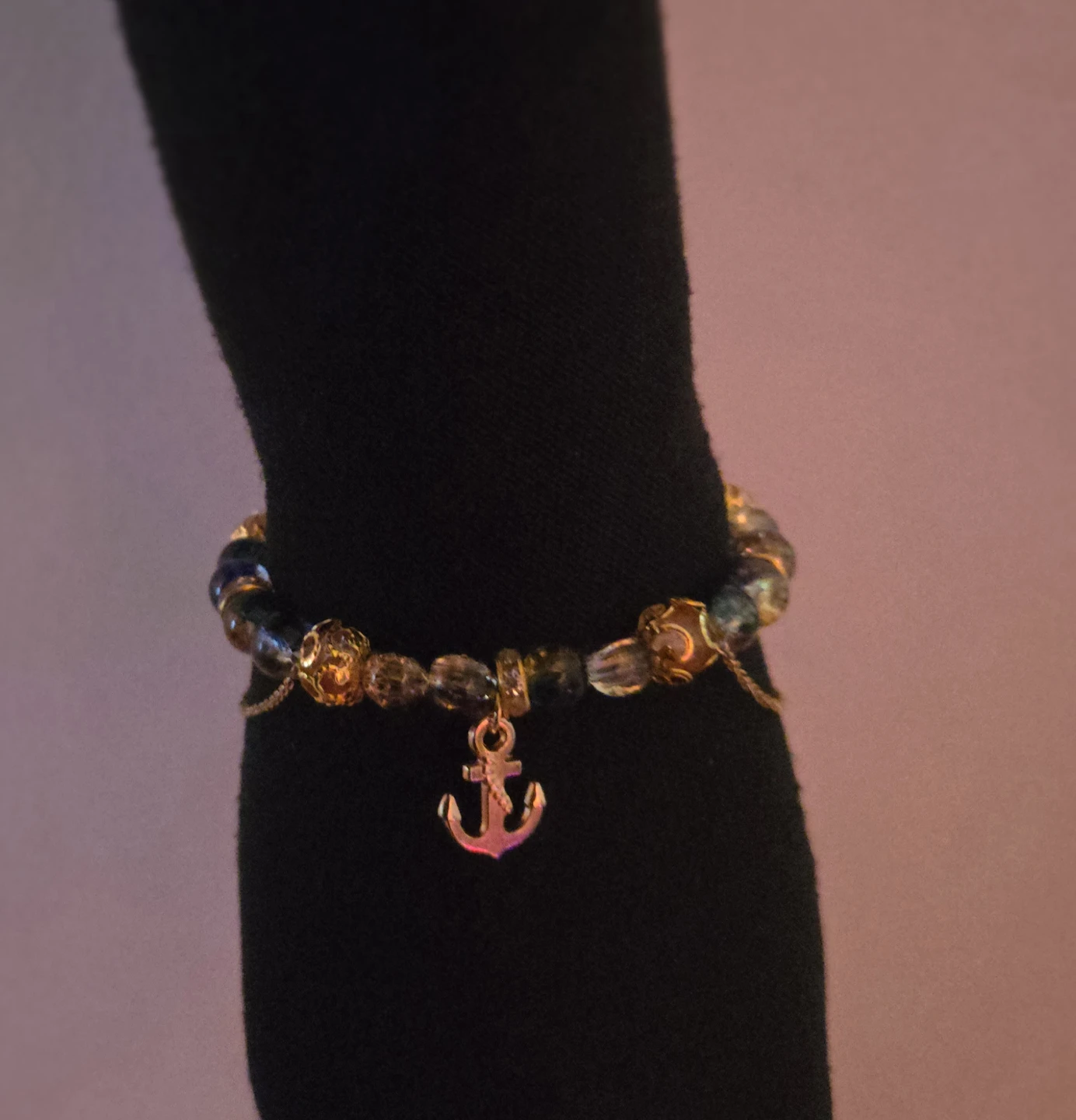 Cute Handmade Gold Beaded Bracelet for sale!! - photo 2