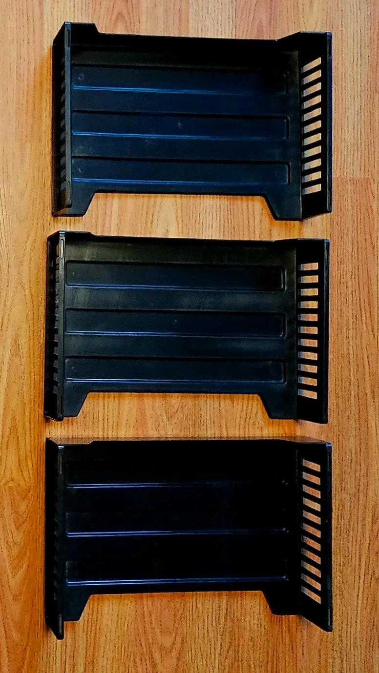 Three Black Stacking Letter Tray ✨️ image indicator(2)