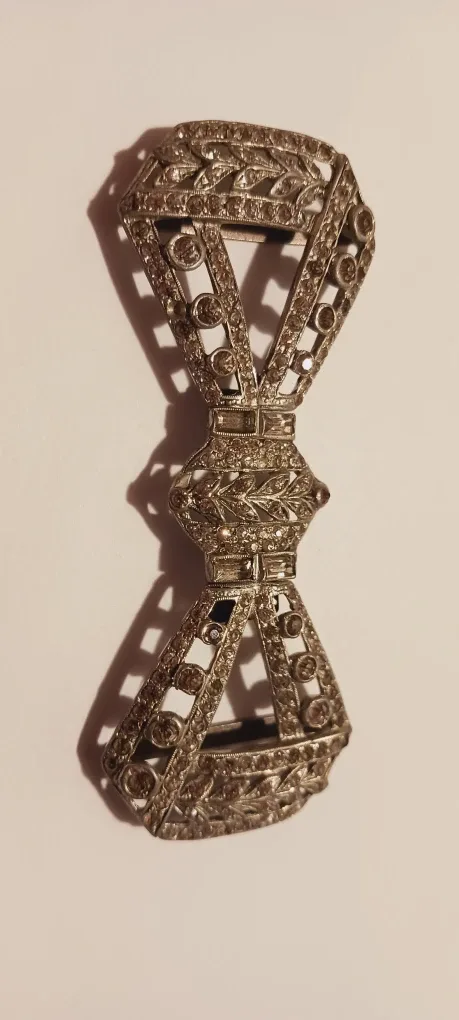 Antique Estate Art Deco 1920s Elegant Belt Buckle image indicator(5)