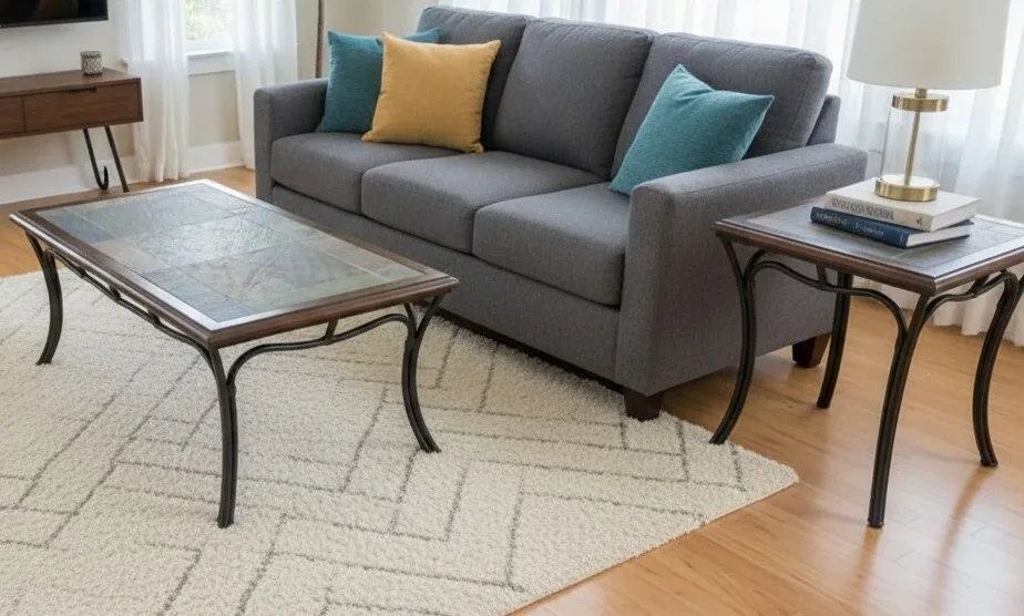 Coffee & End Table Set In Good Condition.