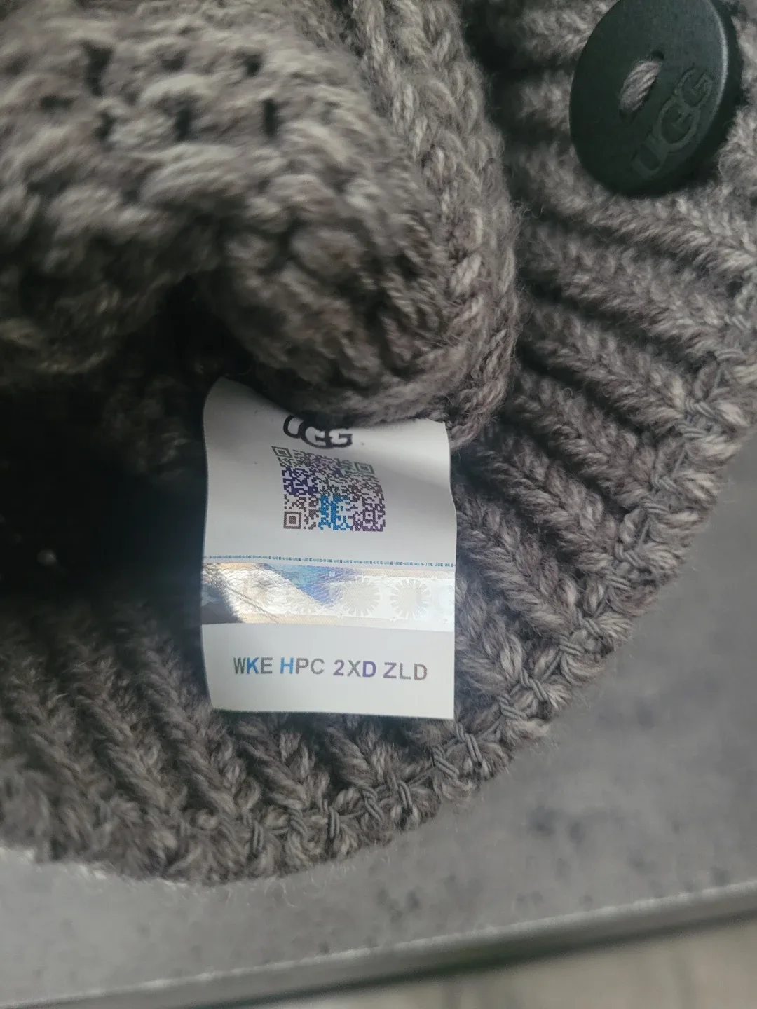 UGG Classic Cardy Cabled Knit Boots - Grey image indicator(3)