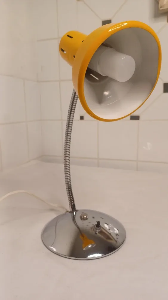 Vintage Yellow Desk Lamp