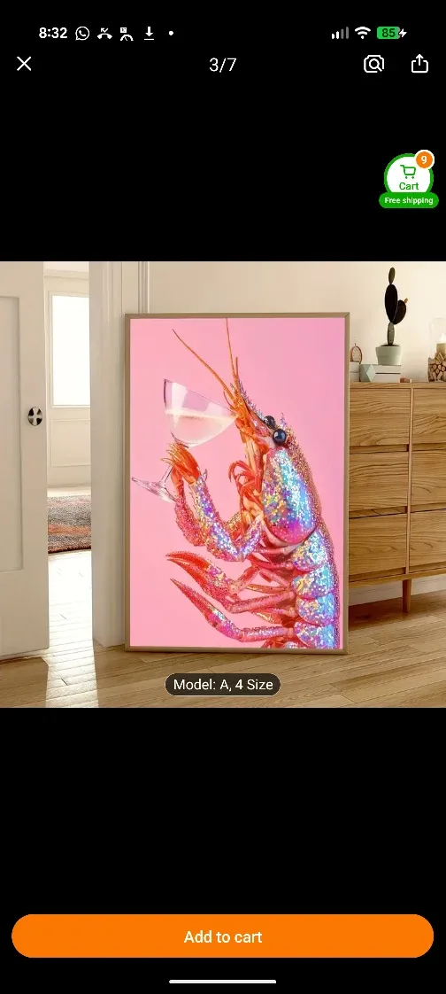 Model A 4 Size Wall Art