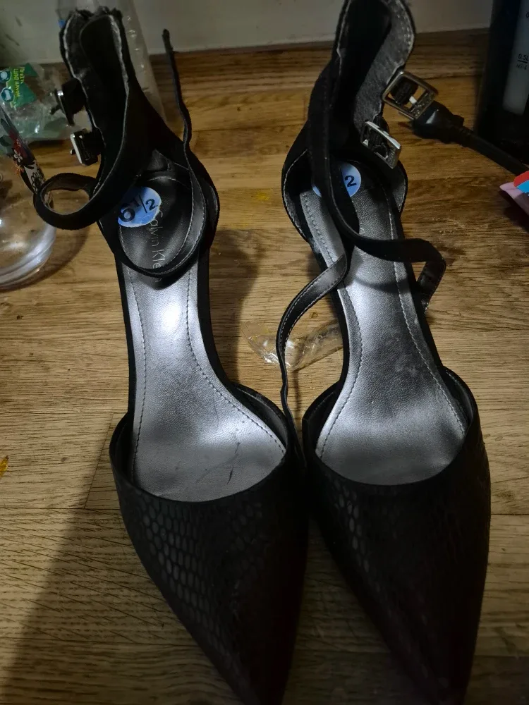 Calvin Klein Black Heels - Size 6.5