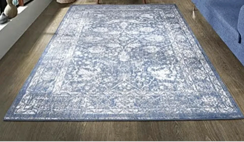 A2Z Santorini Navy Rug - 80 x 150  Brand New thumbnail