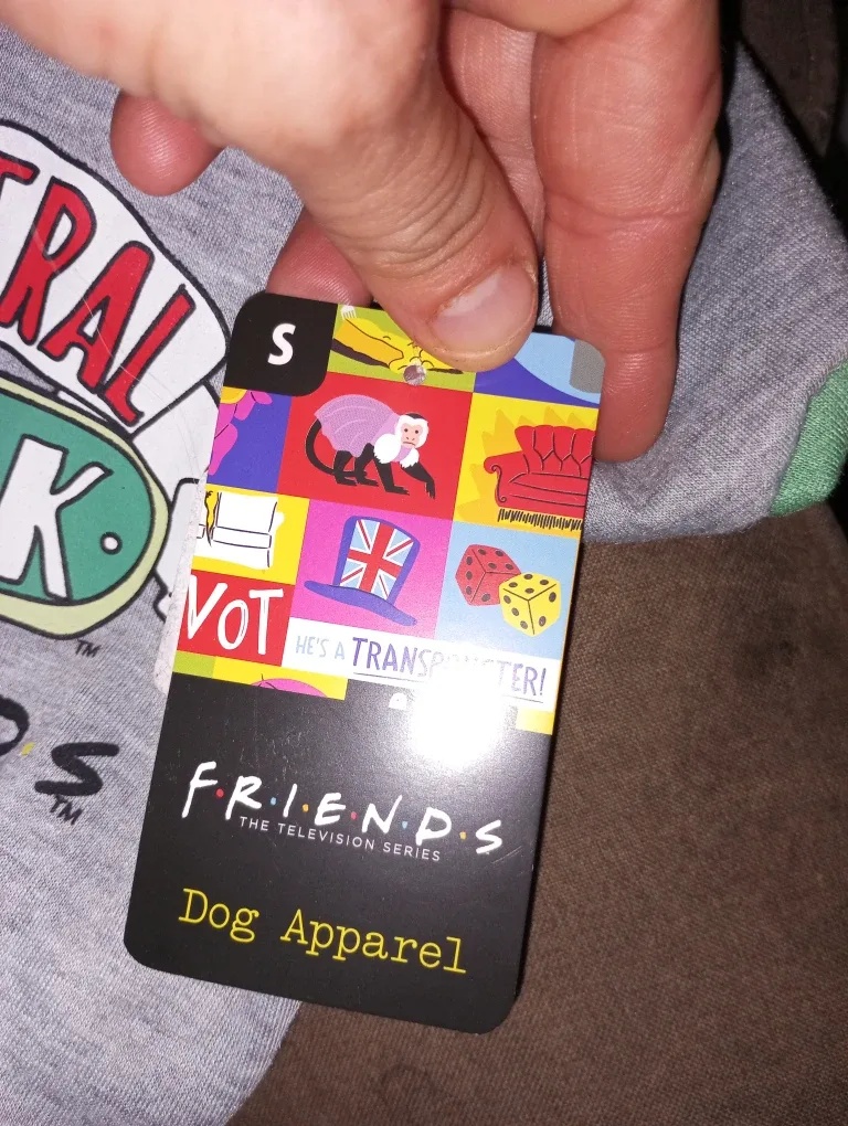 New Friends Central Perk Dog Tee - Size Small image indicator(2)
