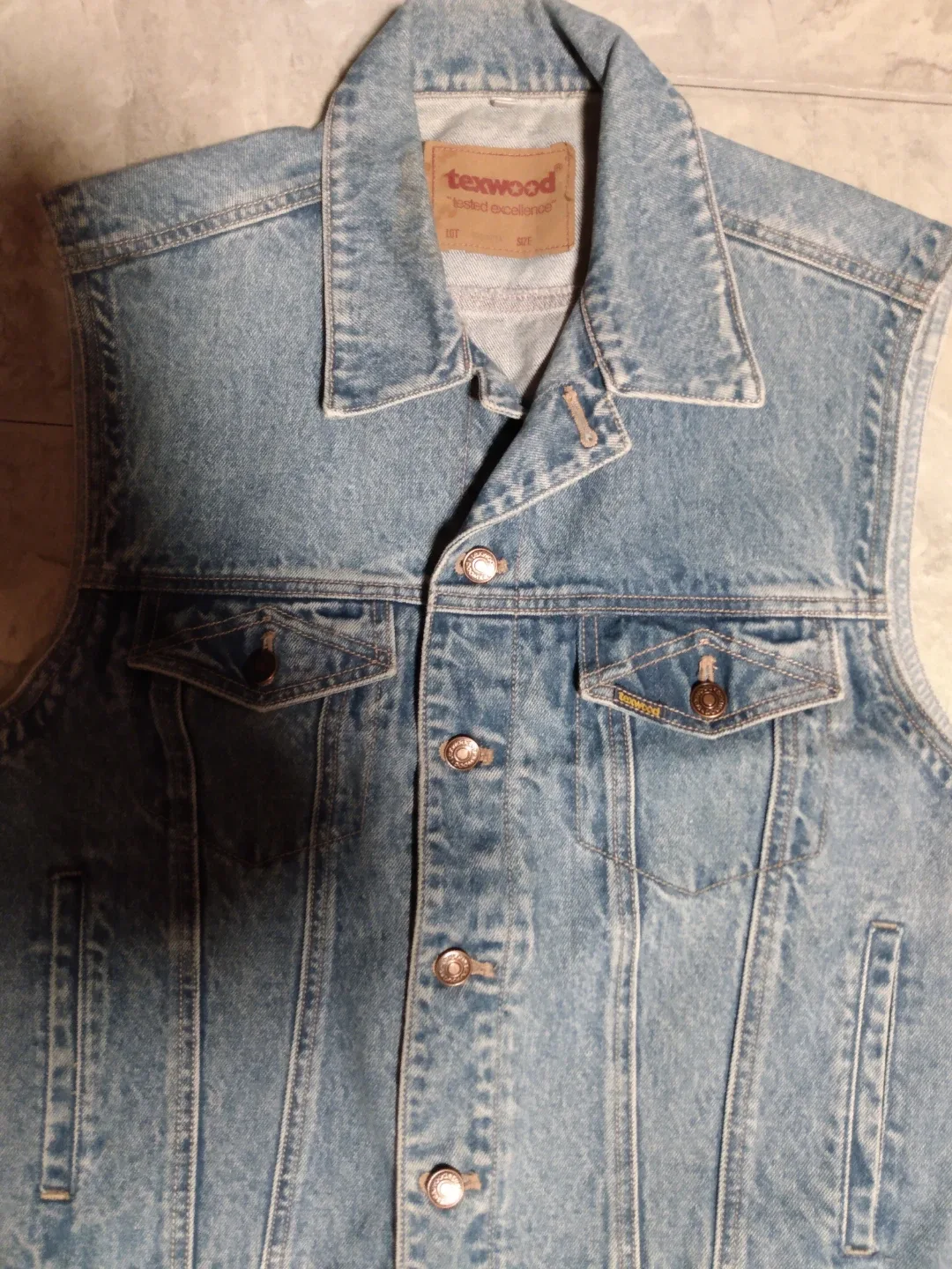 Vintage Texwood Denim Vest Large image indicator(2)