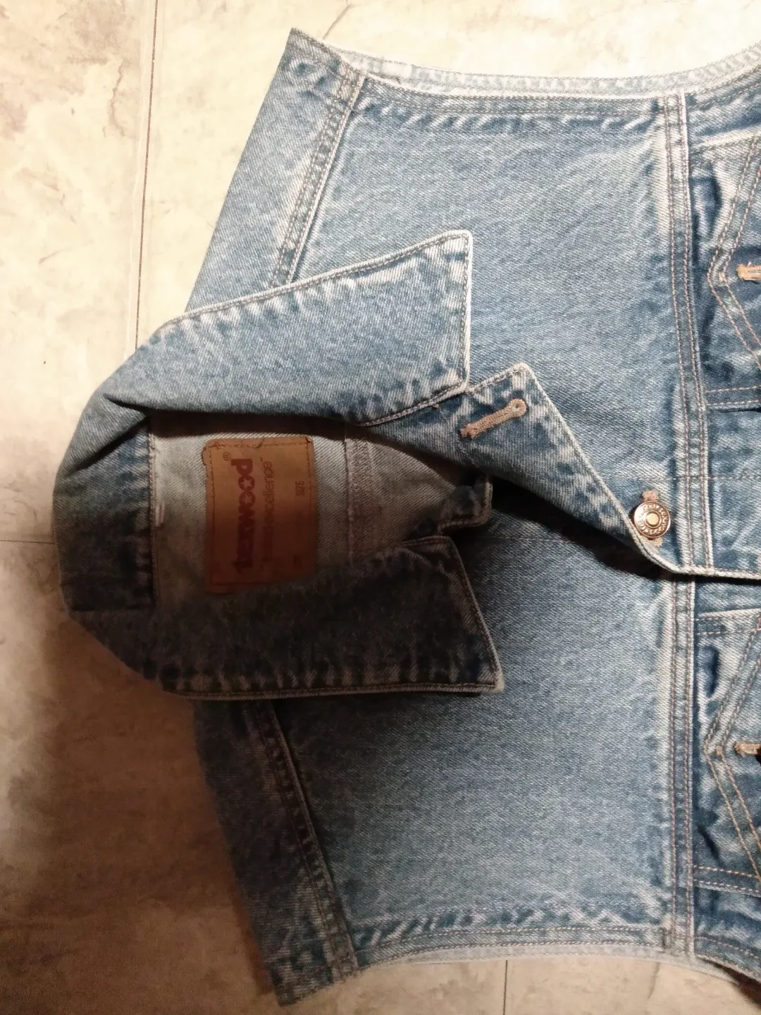 Vintage Texwood Denim Vest Large image indicator(3)